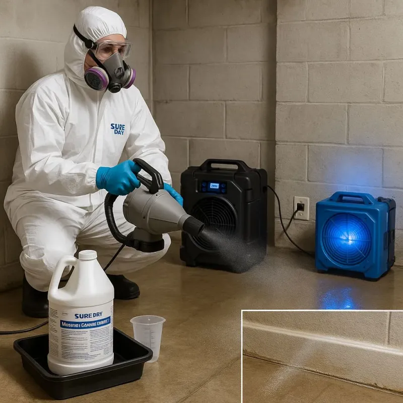 Sanitization and Odor Removal process in Phelan, CA